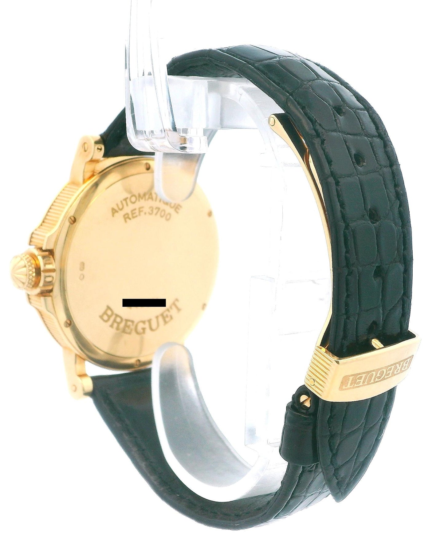 Breguet Marine 3700BA Hora Mundi 18K YG World Time Dial Vintage Watch