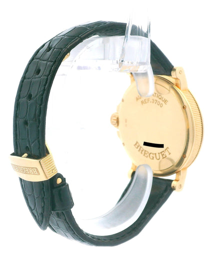Breguet Marine 3700BA Hora Mundi 18K YG World Time Dial Vintage Watch