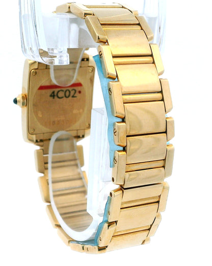Cartier Tank Francaise W50002N2 18K Yellow Gold Quartz Watch