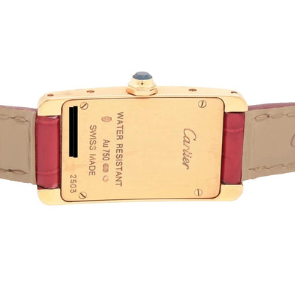 Cartier Tank American W2607456 Small 18K Yellow Gold Box & Papers