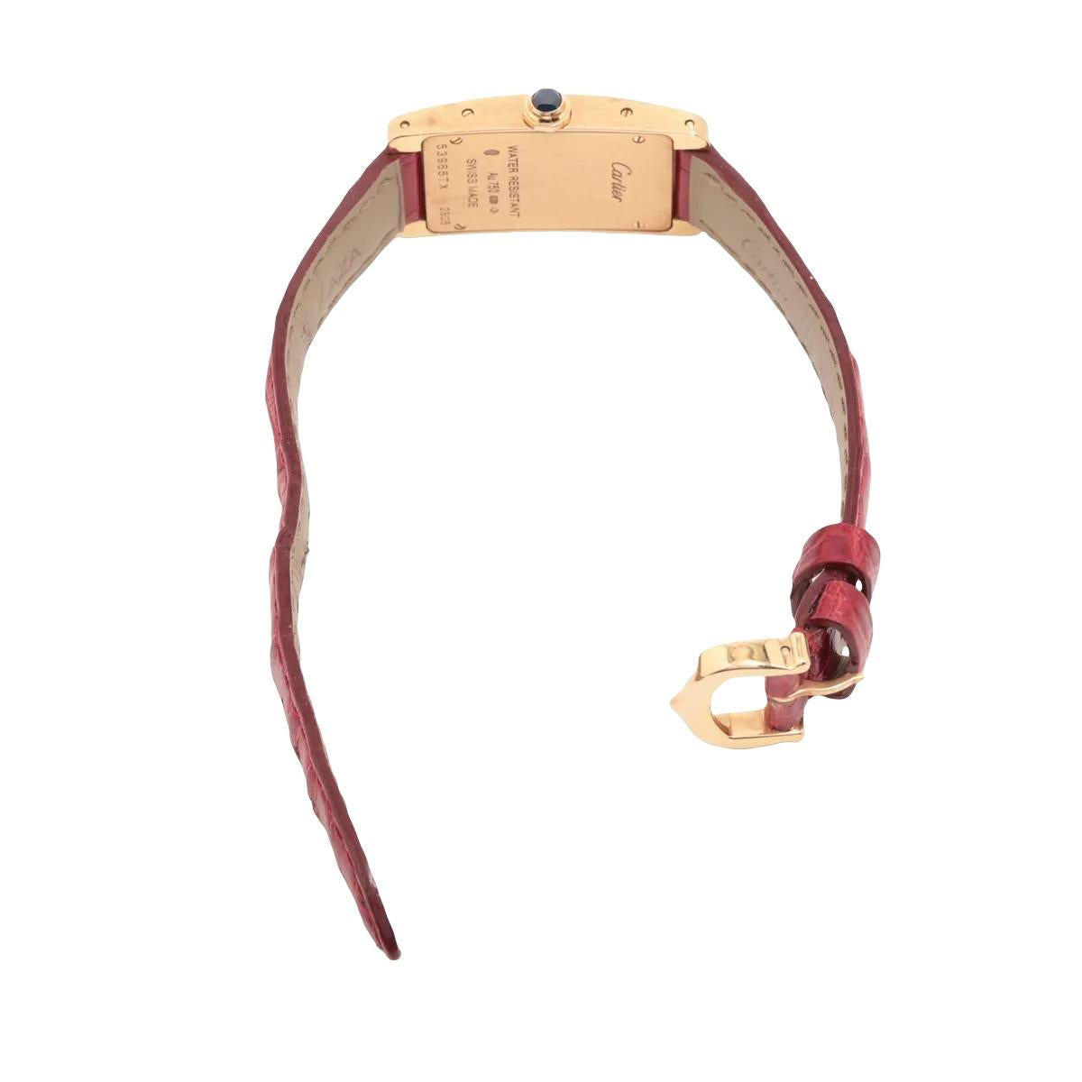 Cartier Tank American W2607456 Small 18K Yellow Gold Box & Papers