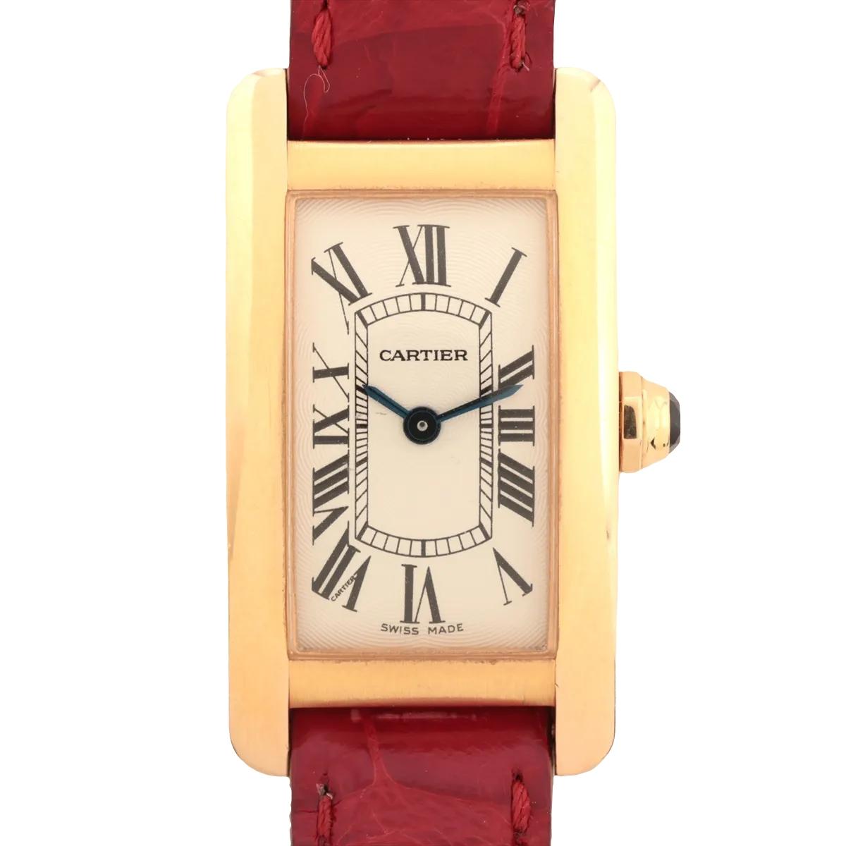 Cartier Tank American W2607456 Small 18K Yellow Gold Box & Papers