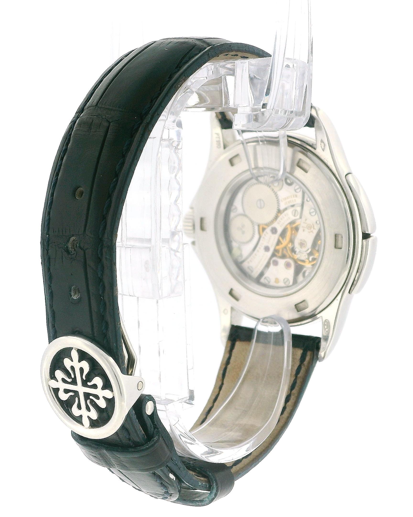 Patek Philippe Calatrava Travel Time 5134P Platinum Watch W/Archives