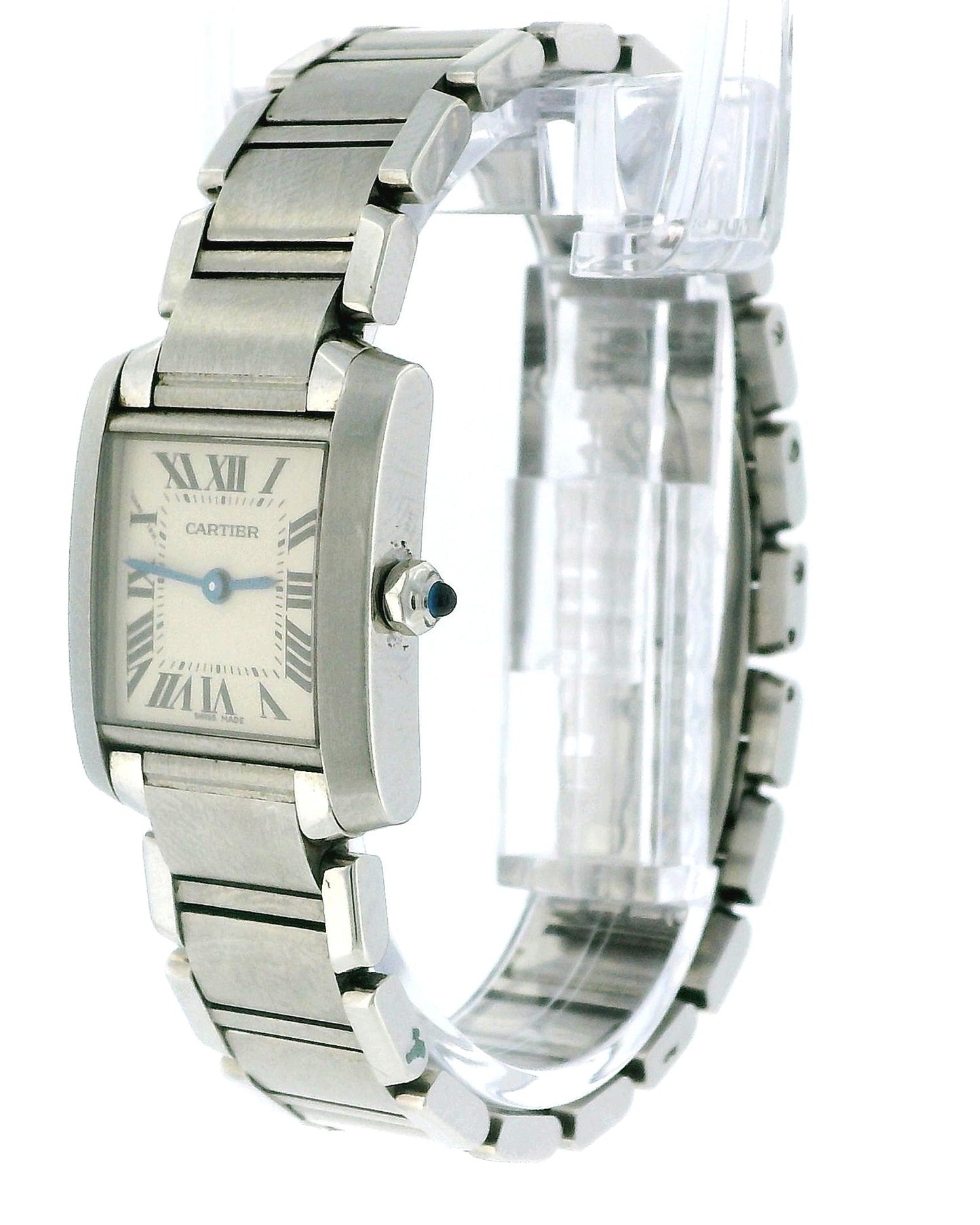 Cartier Tank Française W51008Q3 Small Steel Ladies Quartz Watch