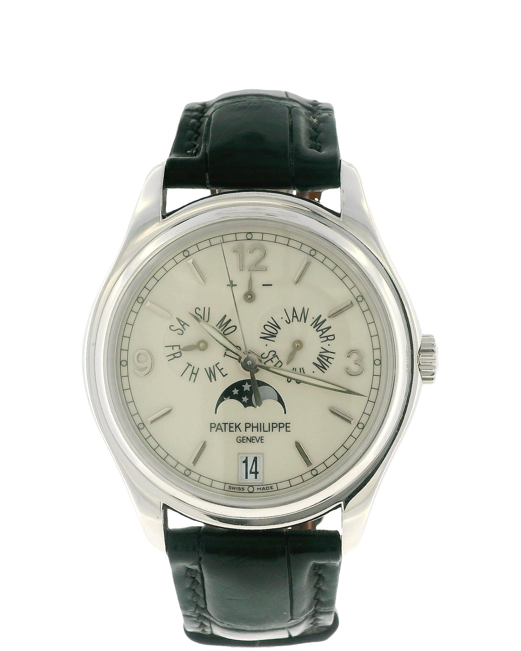 Patek Philippe Annual Calendar 5146G Cream Dial Watch & Papers