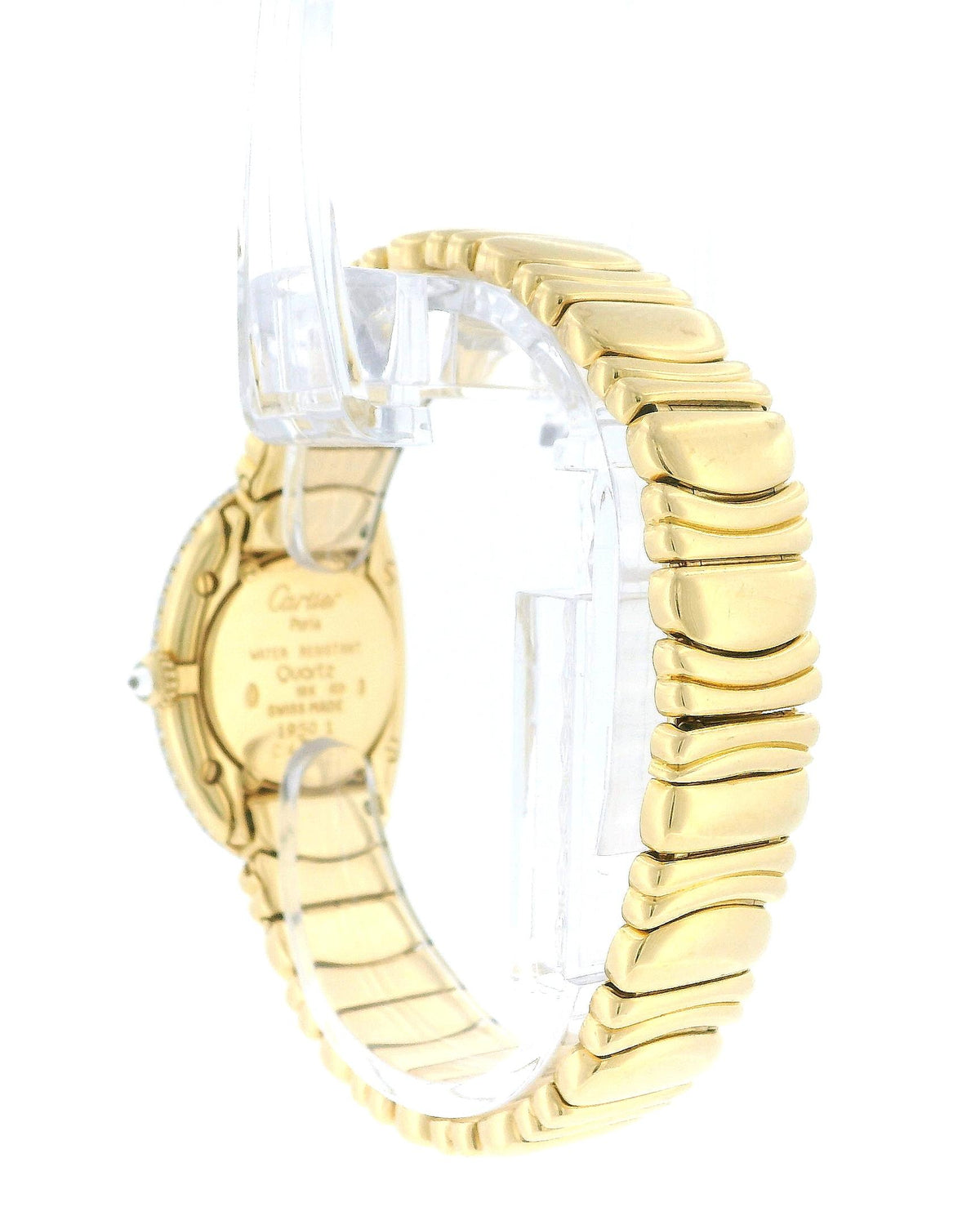 Cartier Baignoire 18K Yellow Gold Diamond 1950 1 Ladies Watch