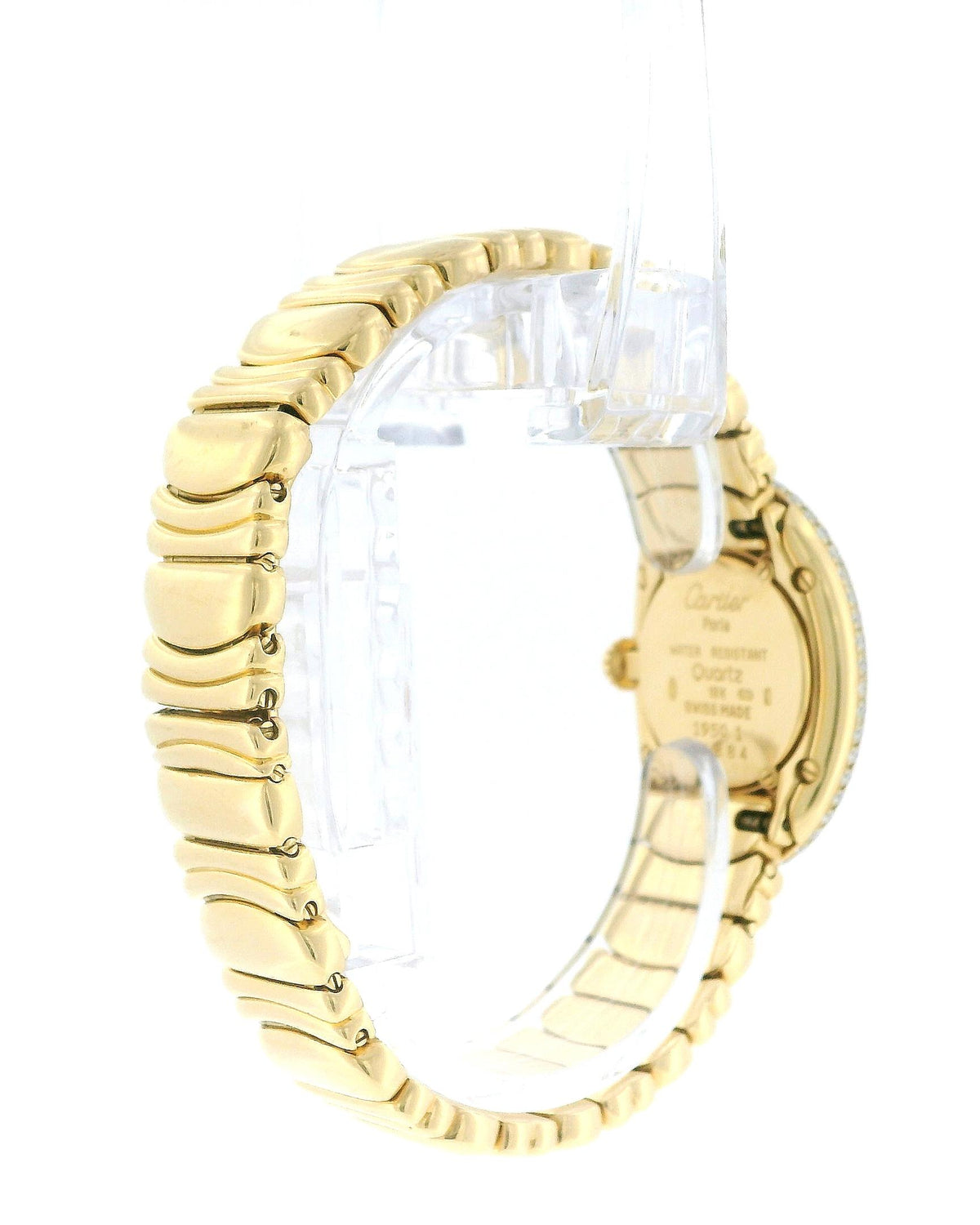 Cartier Baignoire 18K Yellow Gold Diamond 1950 1 Ladies Watch