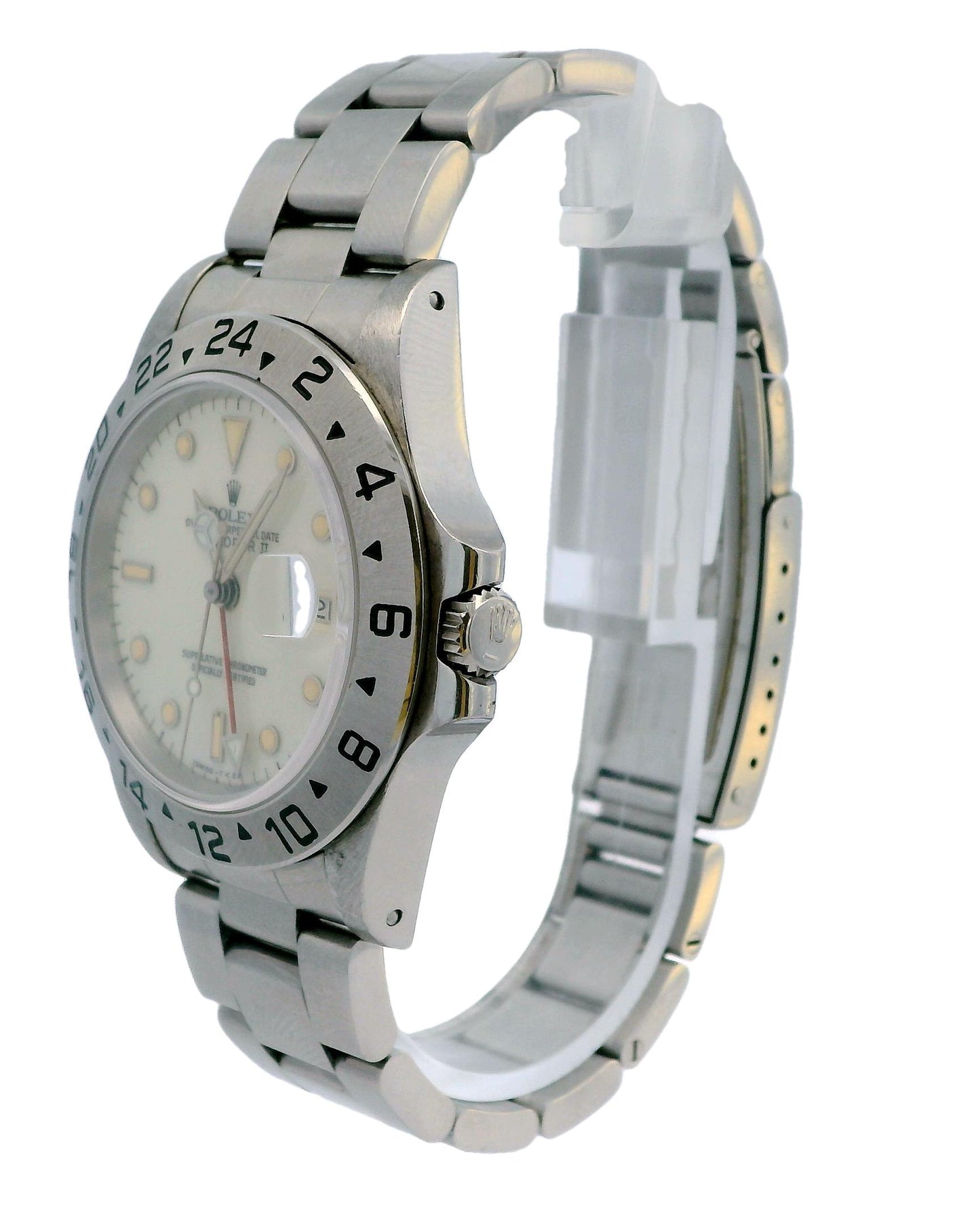 Rolex  Explorer II 16550 Cream Dial Vintage Mens Watch