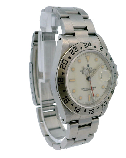 Rolex  Explorer II 16550 Cream Dial Vintage Mens Watch