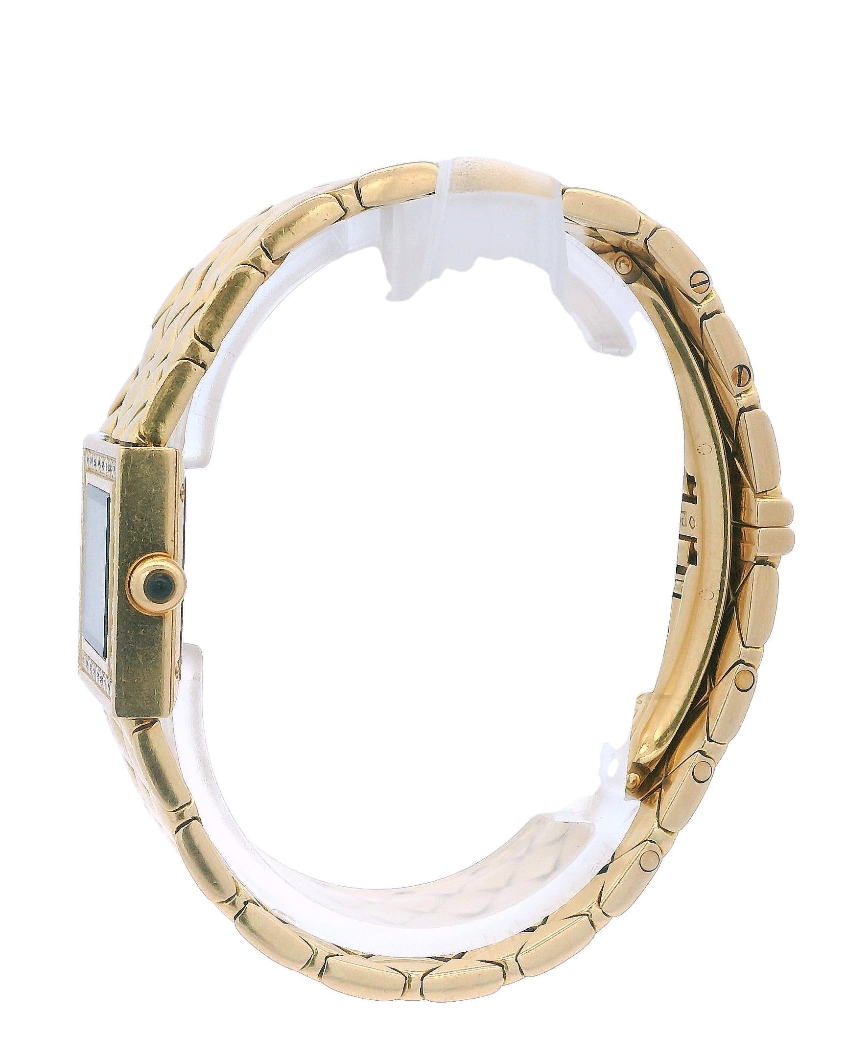 Chanel Matellasse Diamond Bezel 18K Yellow Gold Ladies Watch