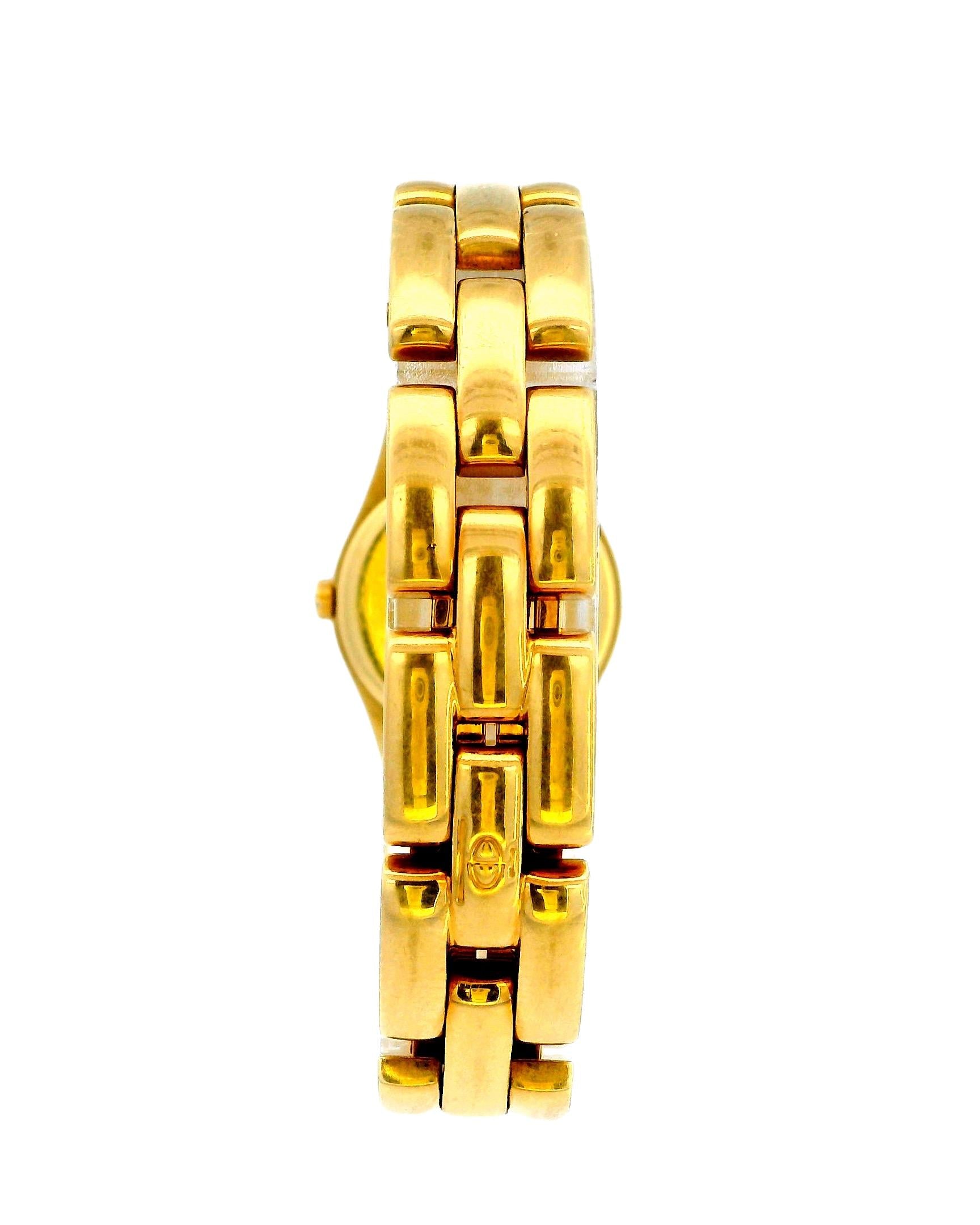 Baume & Mercier 18K Yellow Gold MOP Dial & Arabic Numeral Bezel