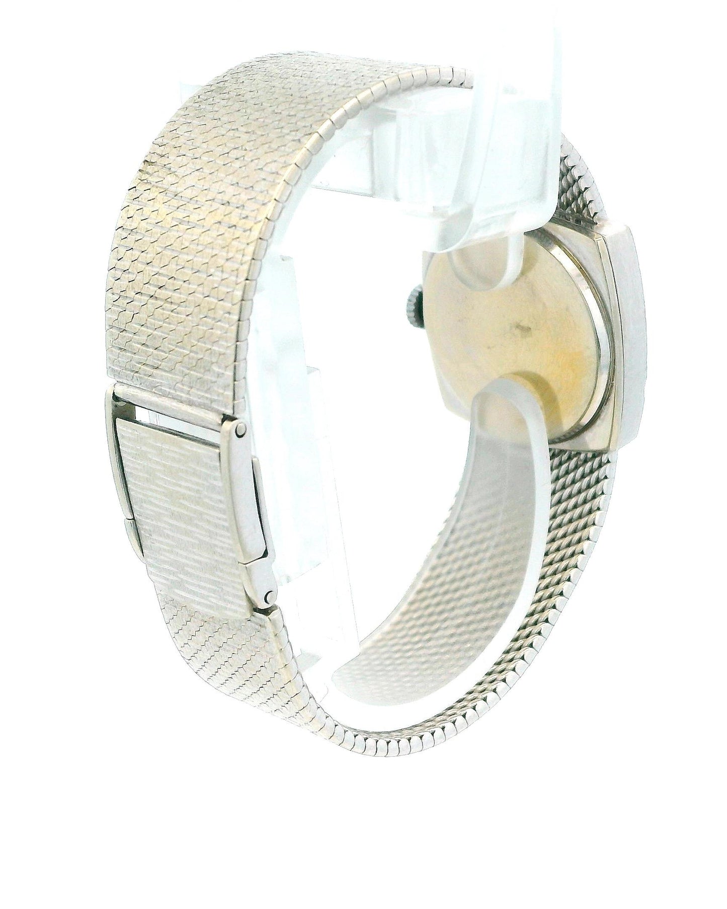 Chopard 18K White Gold Lapis Dial Mesh Bracelet Aubert Frères's S+F Singature