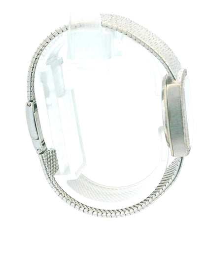 Chopard 18K White Gold Lapis Dial Mesh Bracelet Aubert Frères's S+F Singature