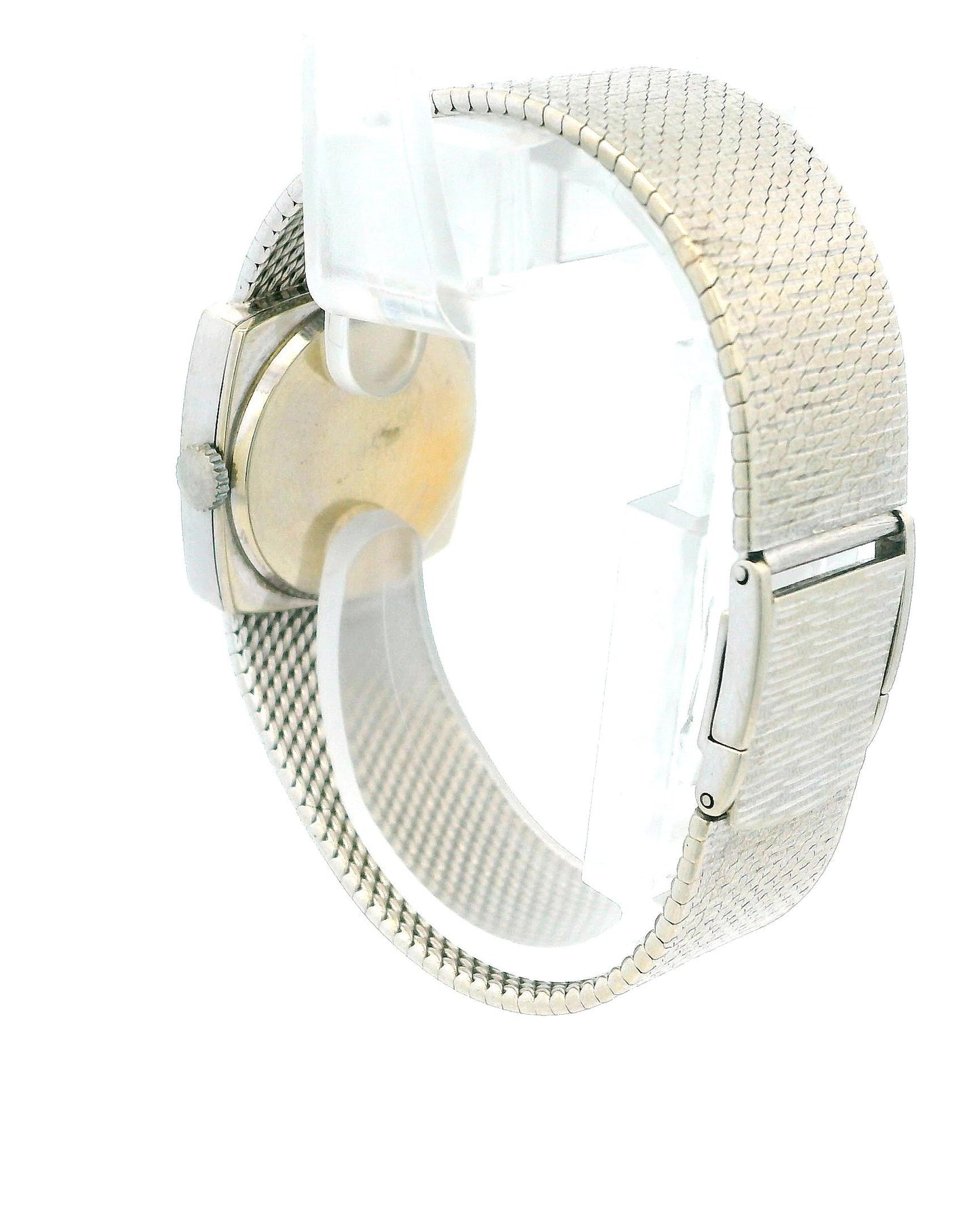 Chopard 18K White Gold Lapis Dial Mesh Bracelet Aubert Frères's S+F Singature