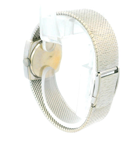 Chopard 18K White Gold Lapis Dial Mesh Bracelet Aubert Frères's S+F Singature