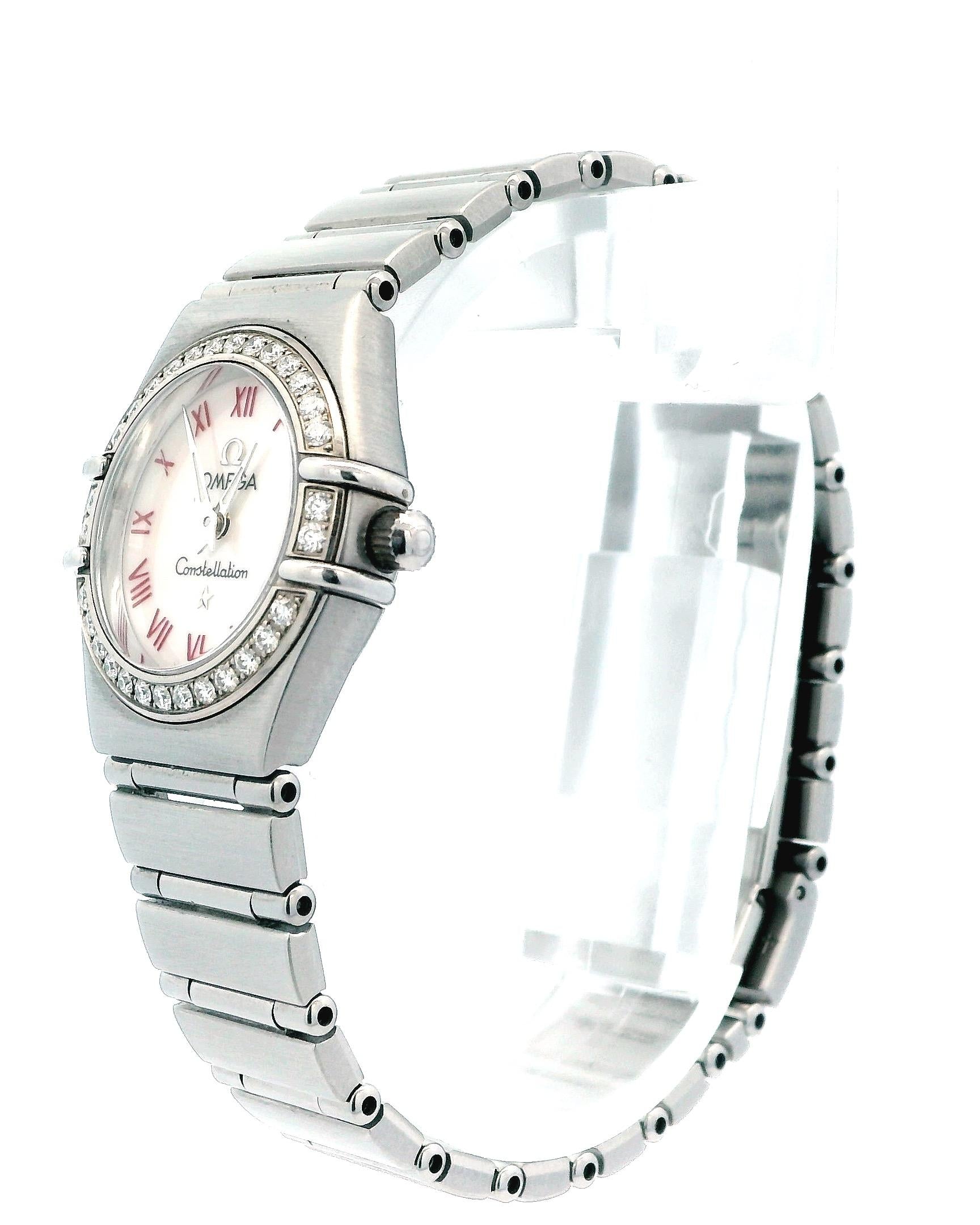 Omega Constellation Quartz MOP Diamonds