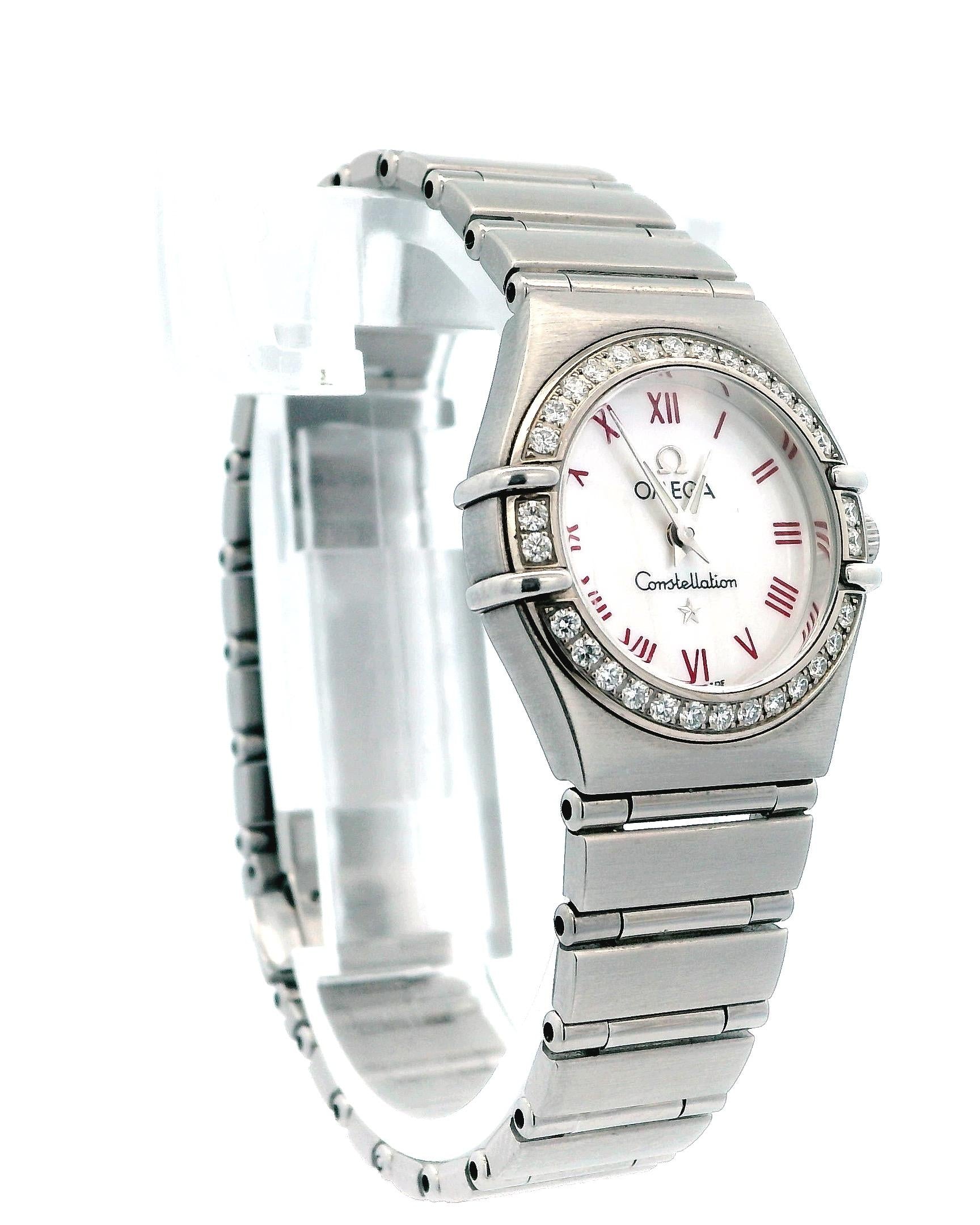 Omega Constellation Quartz MOP Diamonds