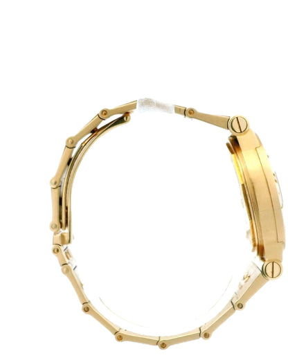 Bvlgari Diagono LCV29G Midsize 18K Yellow Gold Ladies Watch