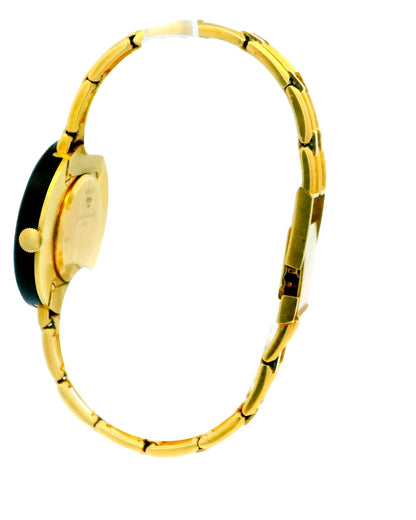 Gerald Genta for Mouawad Wooden Bezel & Dial 18k Yellow Gold Mech Bracelet