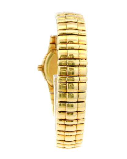 Piaget Tanagra 16033M401D Diamond Bezel 18k Yellow Gold Watch