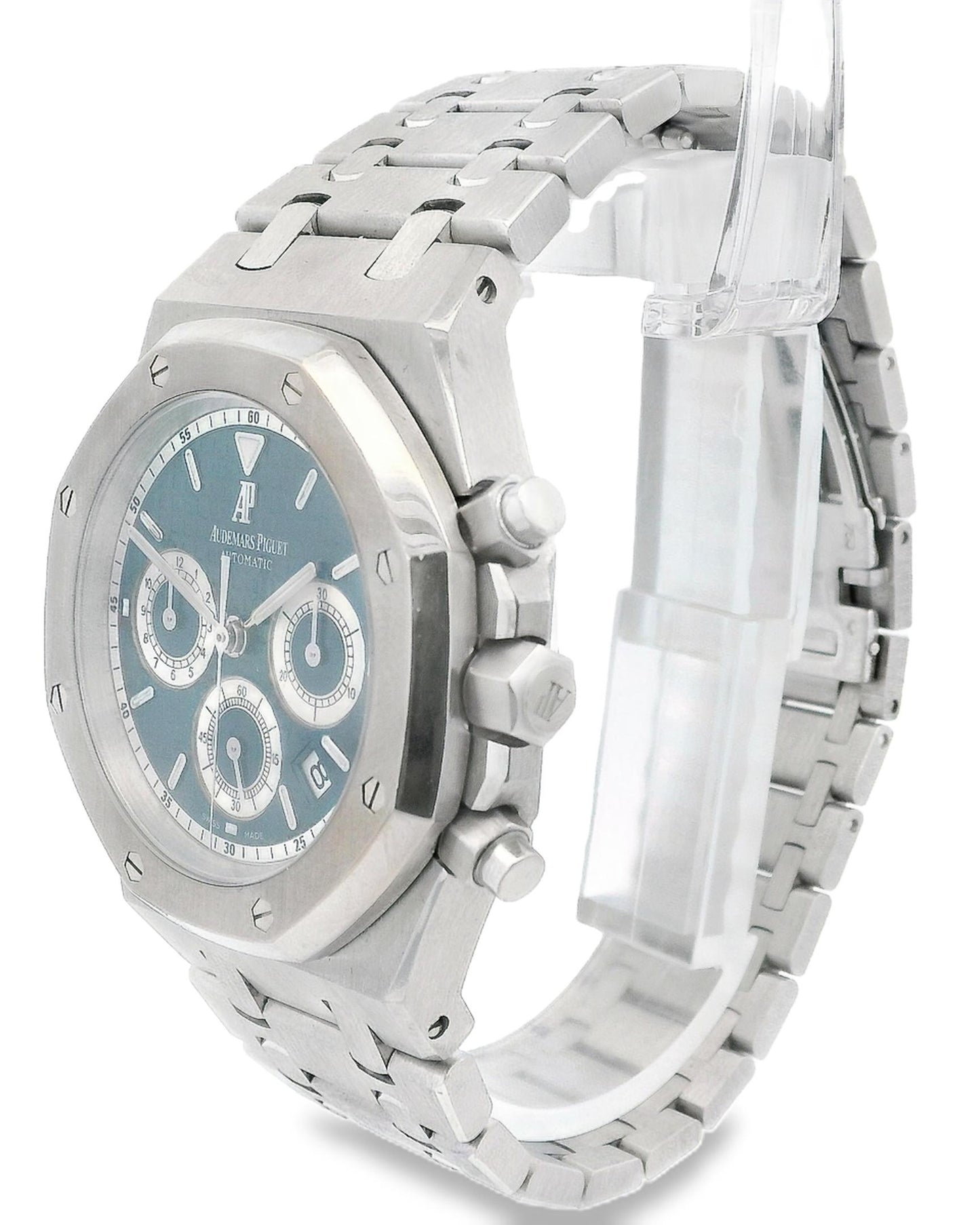 Audemars Piguet 26022BC 39mm 18K White Gold Chronograph Blue Dial