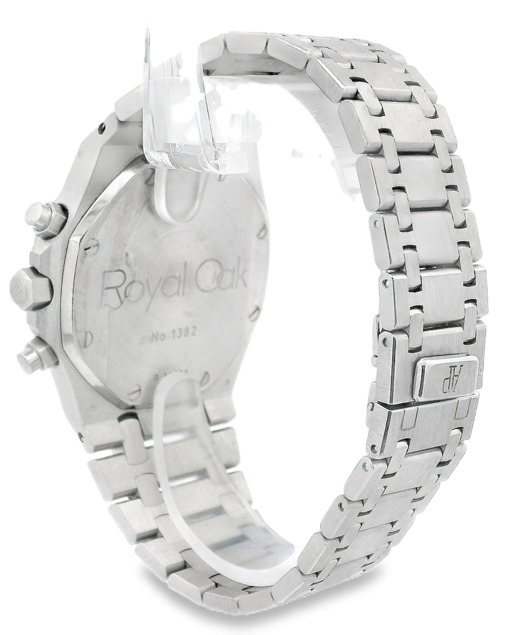 Audemars Piguet 26022BC 39mm 18K White Gold Chronograph Blue Dial