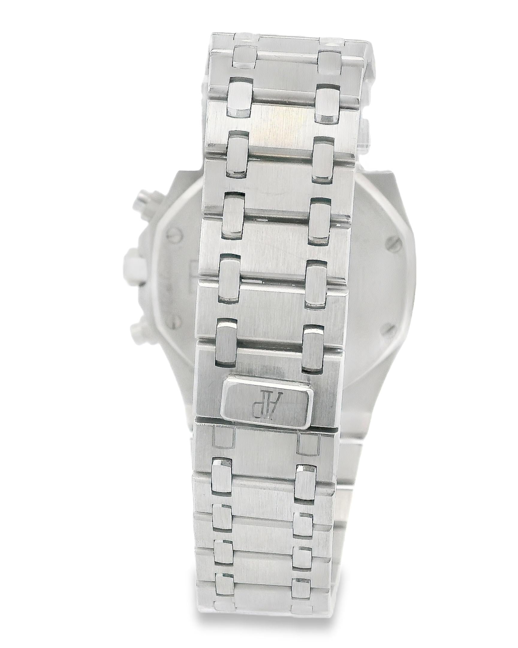 Audemars Piguet 26022BC 39mm 18K White Gold Chronograph Blue Dial