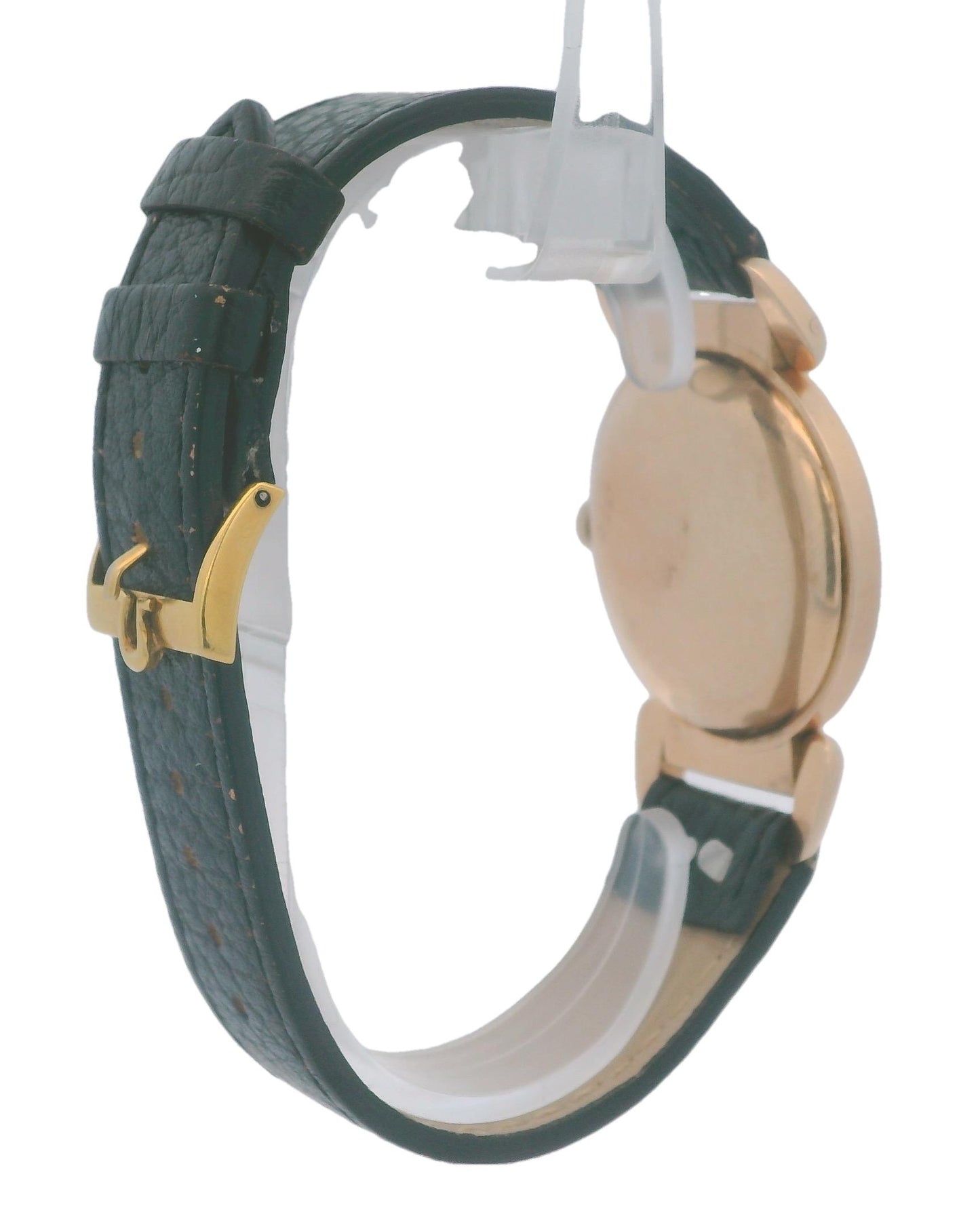Omega Scarab 14K Rose Gold Flexible Lugs Vintage Watch