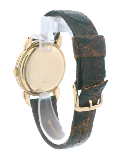 Vintage Movado Triple Date Moonphase 14K Yellow Gold