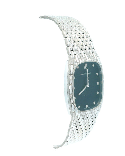 Audemars Piguet 4126 Diamond Black Dial 18K White Gold Watch