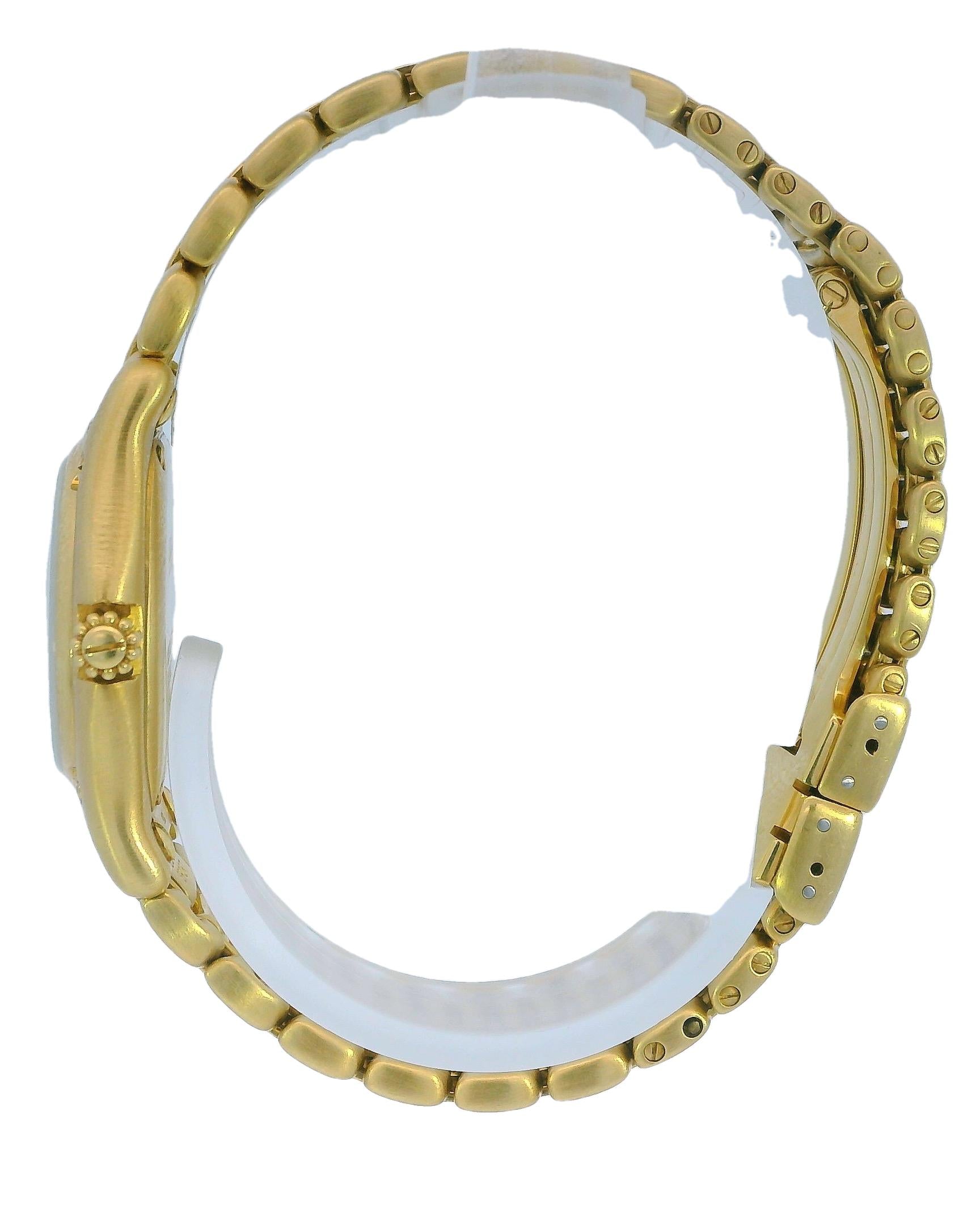 Ebel 1911 18K Yellow Gold MOP Diamond Dial Ladies Watch