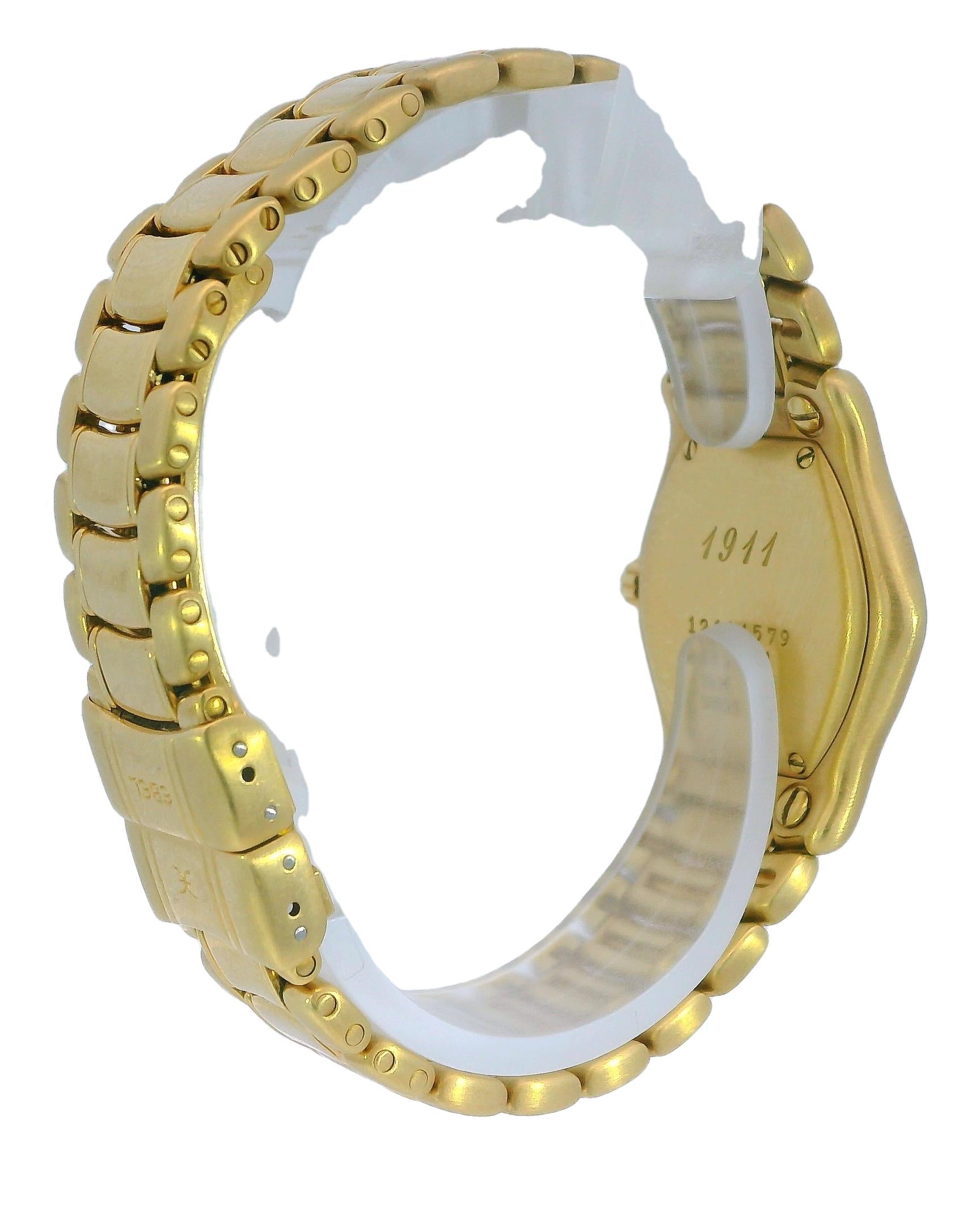 Ebel 1911 18K Yellow Gold MOP Diamond Dial Ladies Watch