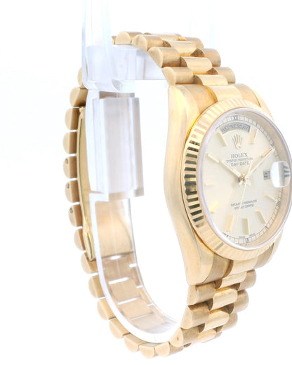 Rolex Day-Date President 118238 Champagne Dial Mens Watch Box Papers