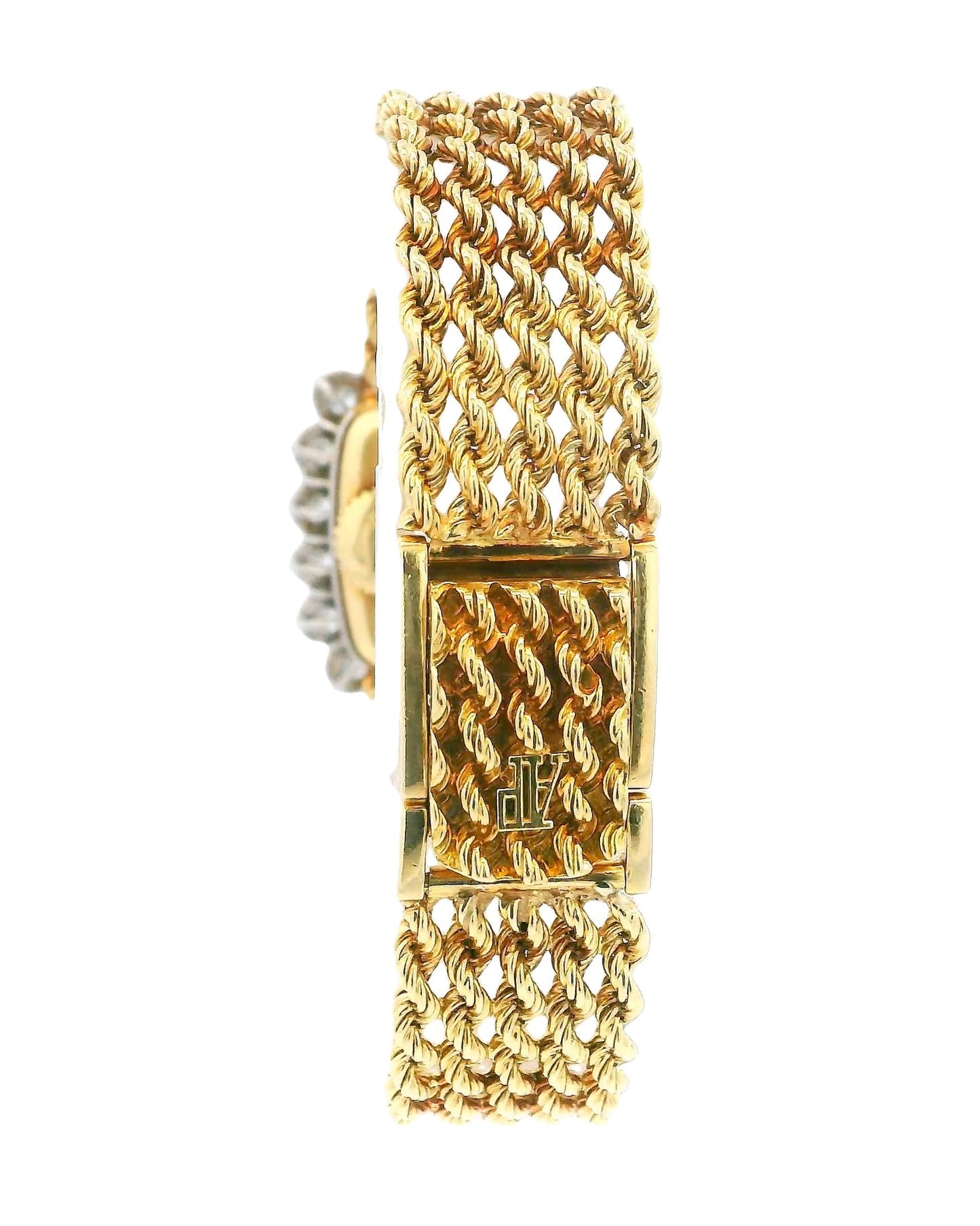Audemars Piguet Onyx Dial Diamond Bezel Ladies Watch