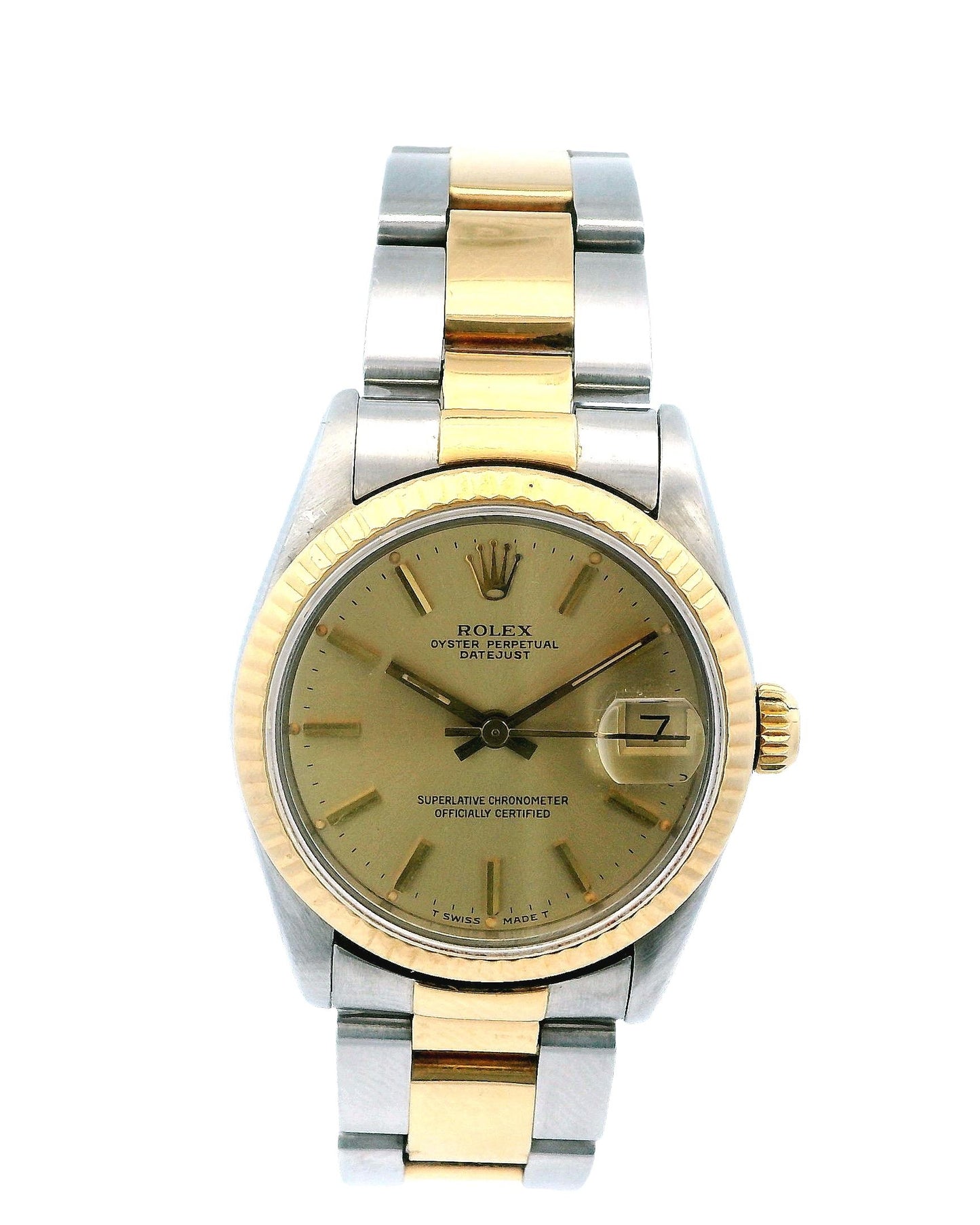 Rolex Datejust 68273 Midsize Champagne Dial Ladies Watch