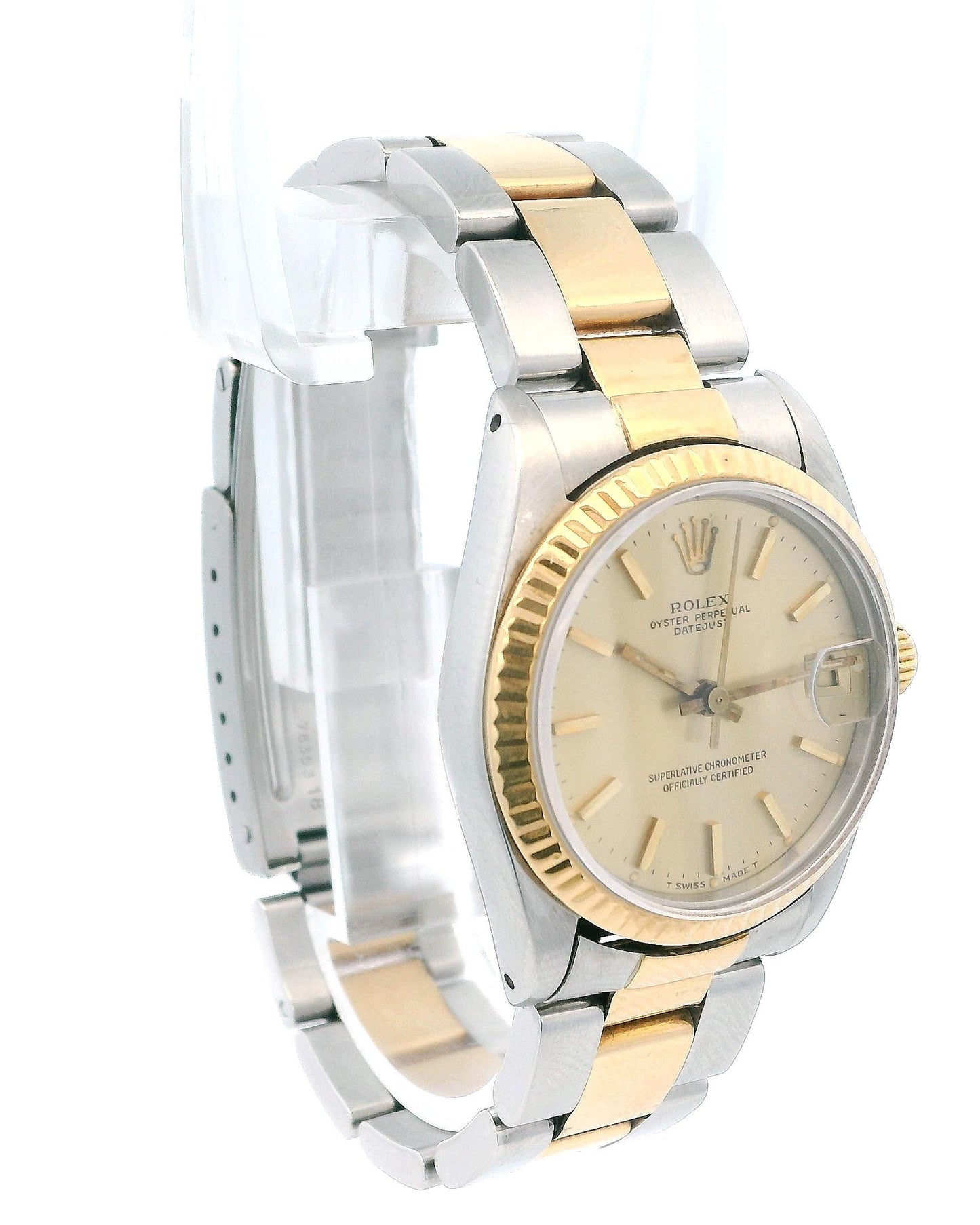 Rolex Datejust 68273 Midsize Champagne Dial Ladies Watch