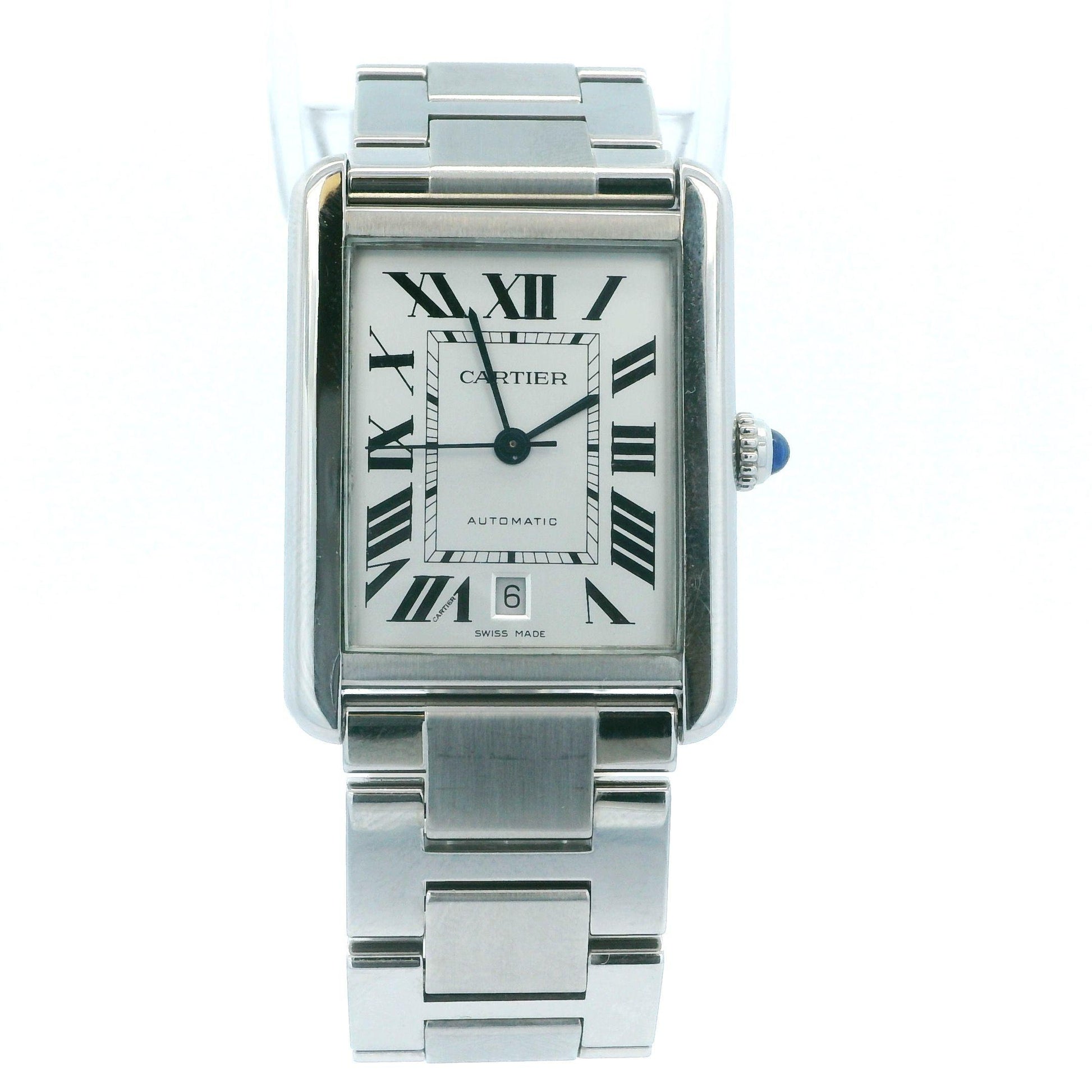 Cartier Tank Solo XL W5200028/3800 Stainless Steel Watch Box Papers(Pre-Owned)