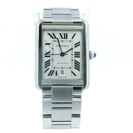 Cartier Tank Solo XL W5200028/3800 Stainless Steel Watch Box Papers(Pre-Owned)