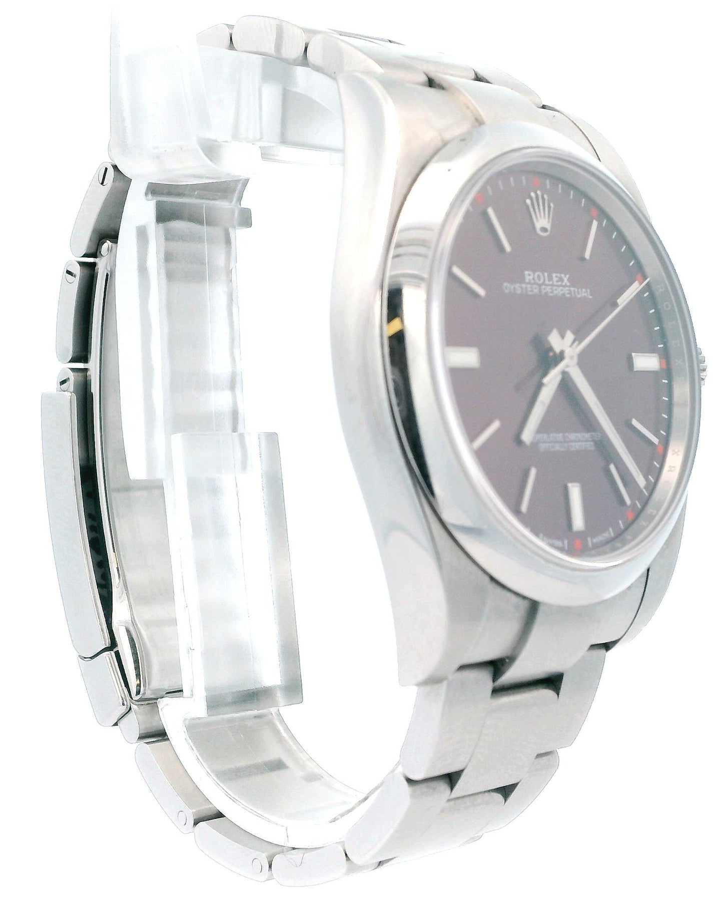 Rolex Oyster Perpetual 114300 Red Grape Dial W/ Box & Papers