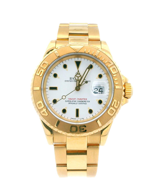 Rolex Yacht Master 16628 18K Yellow Gold Mens Watch