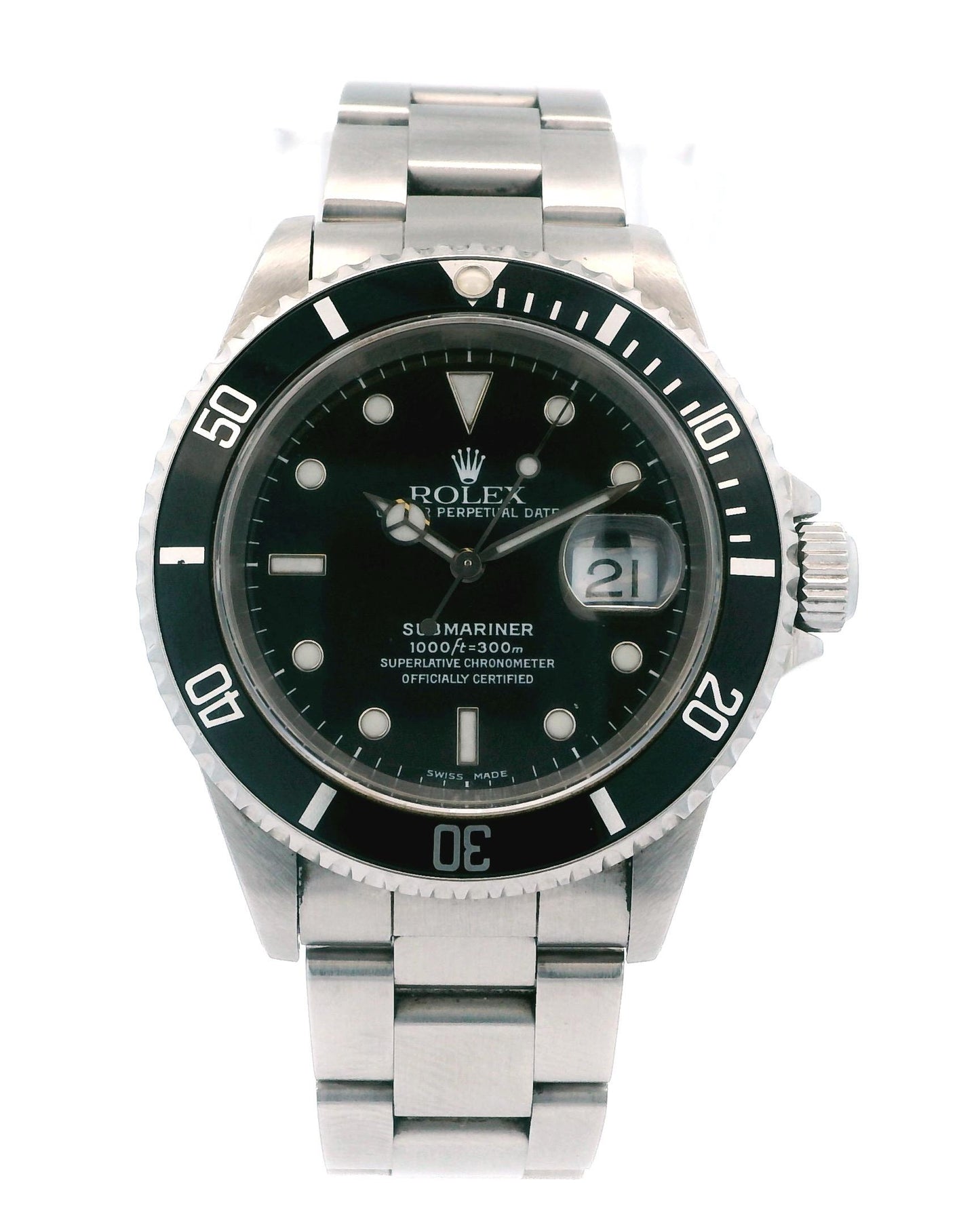 Rolex Oyster Perpetual Submariner 16610 Mens Watch