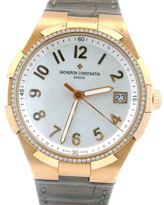 Vacheron Constantin 47560/000R Overseas Rose Gold Diamond Ladies Watch