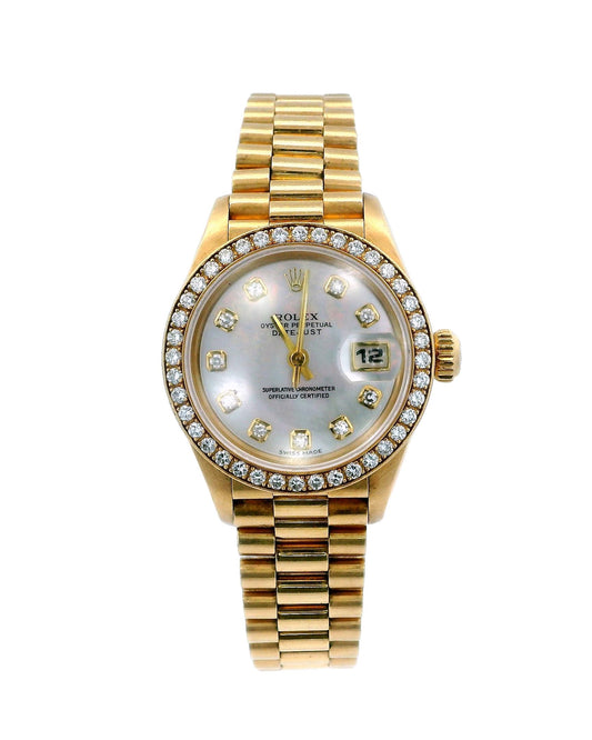 Rolex Datejust 69138 MOP Diamond  Dial Ladies Watch