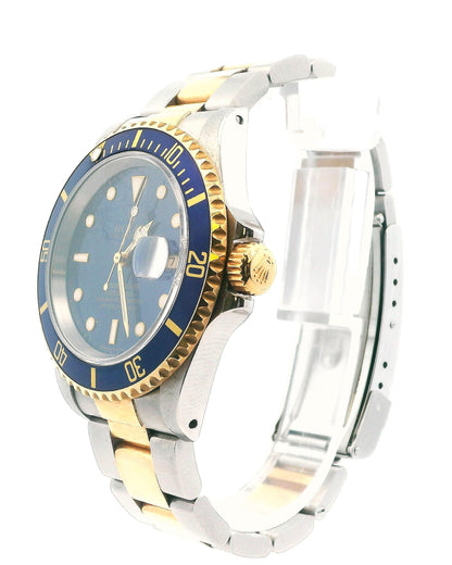Rolex Submariner 16613 Blue Dial Mens Watch