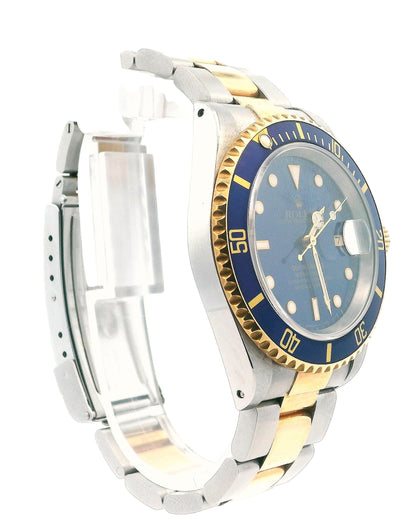 Rolex Submariner 16613 Blue Dial Mens Watch