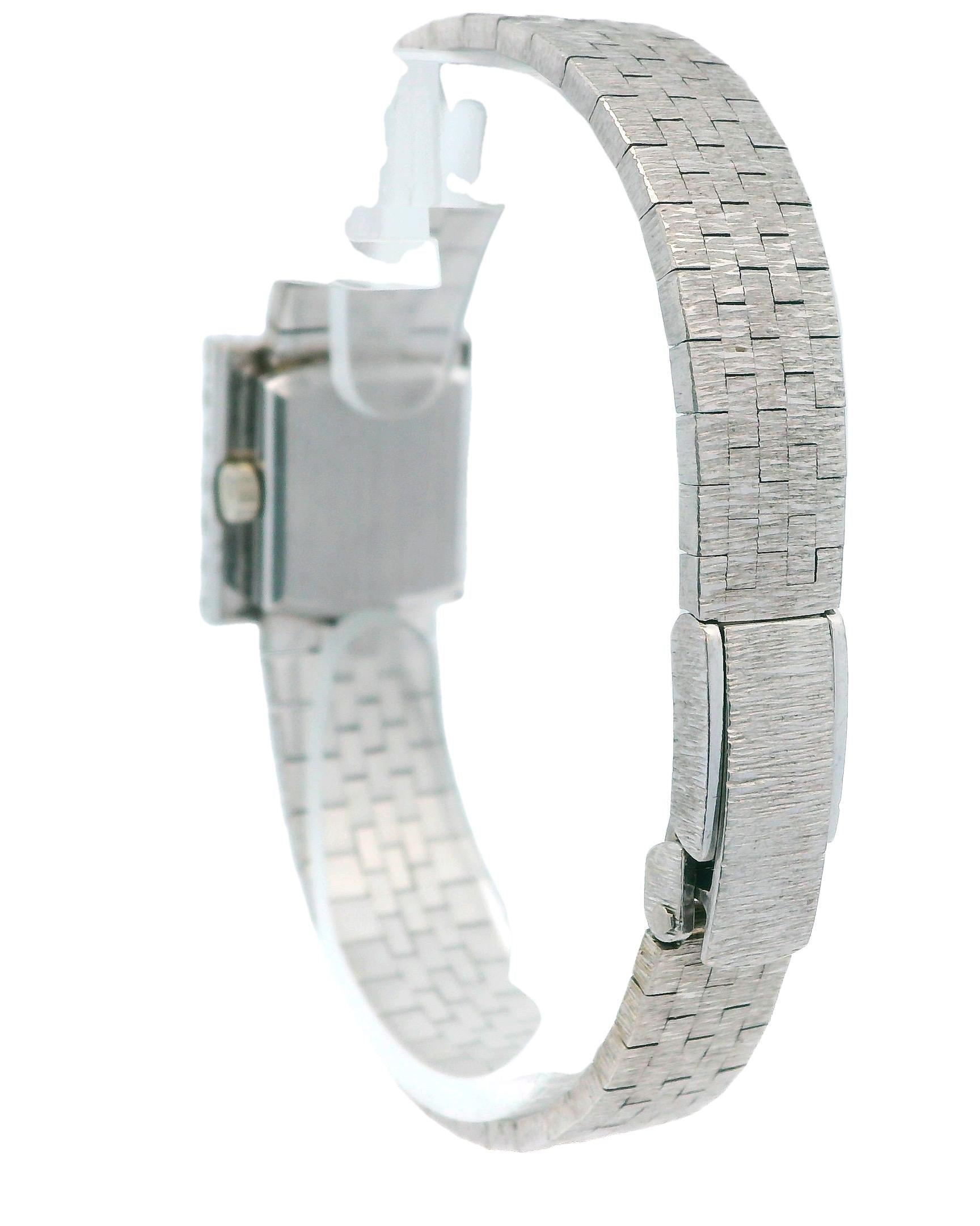 Zenith 18K White Gold & Diamond Set Bezel Mechanical
