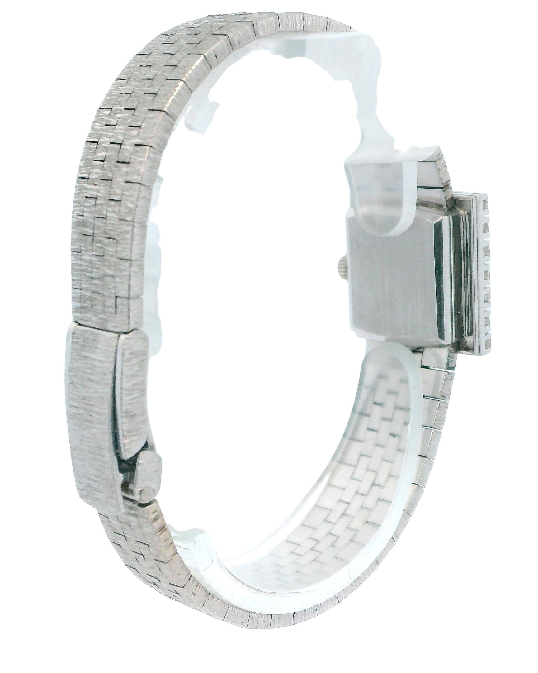 Zenith 18K White Gold & Diamond Set Bezel Mechanical