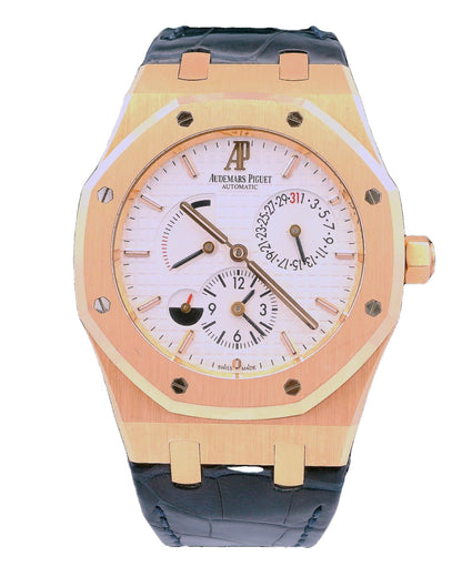 Audemars Piguet Royal Oak 26120OR Dual Time Mens Watch Box Papers