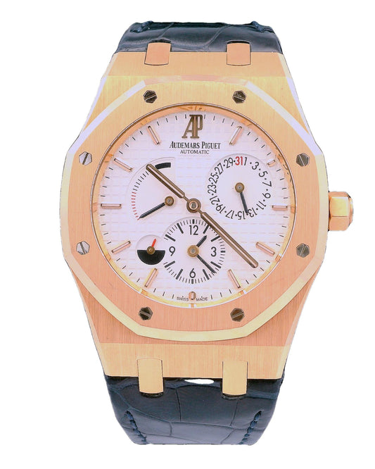Audemars Piguet Royal Oak 26120OR Dual Time Mens Watch Box Papers