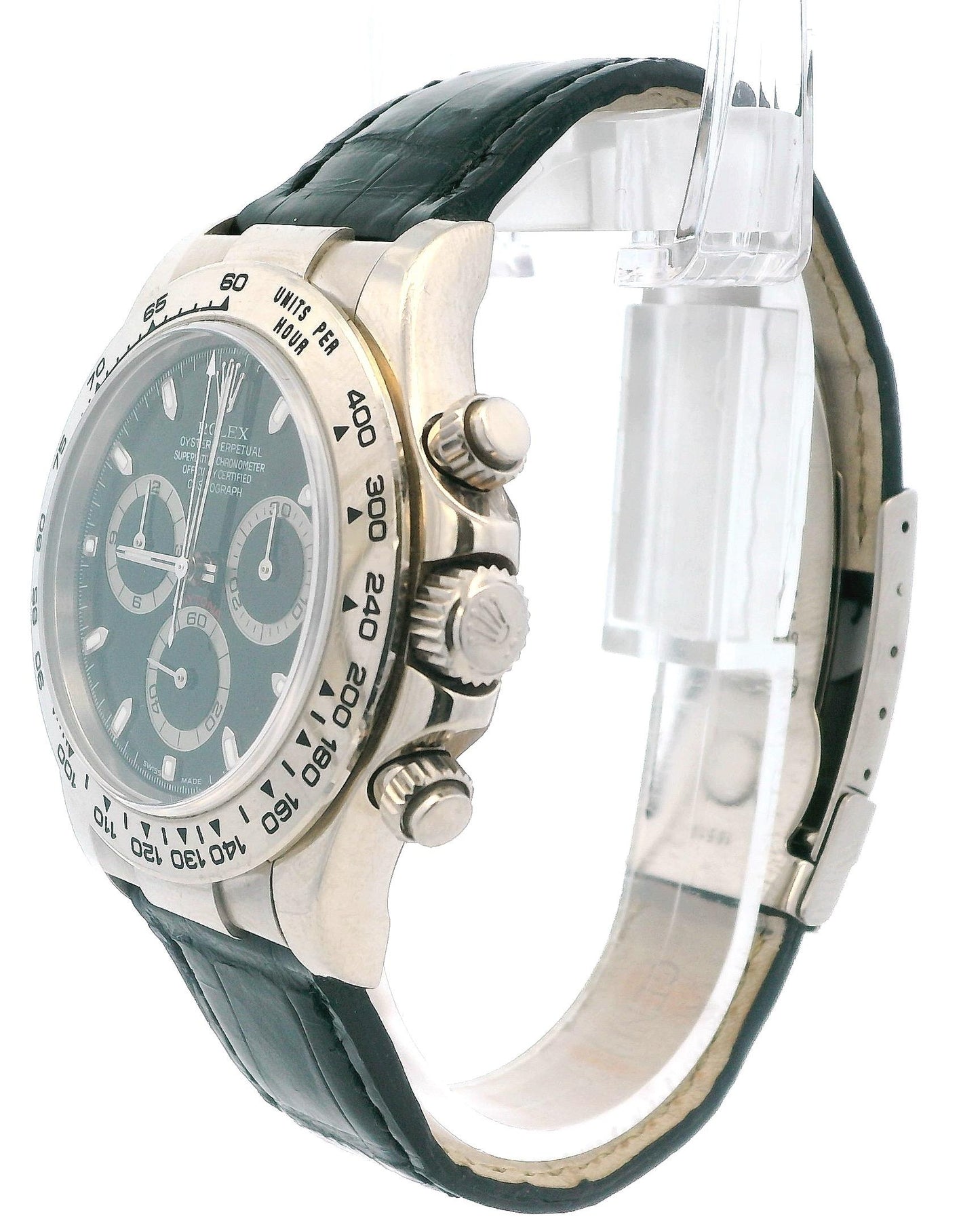 Rolex Cosmograph Daytona 116519 18K White Gold Black Dial Box & Papers